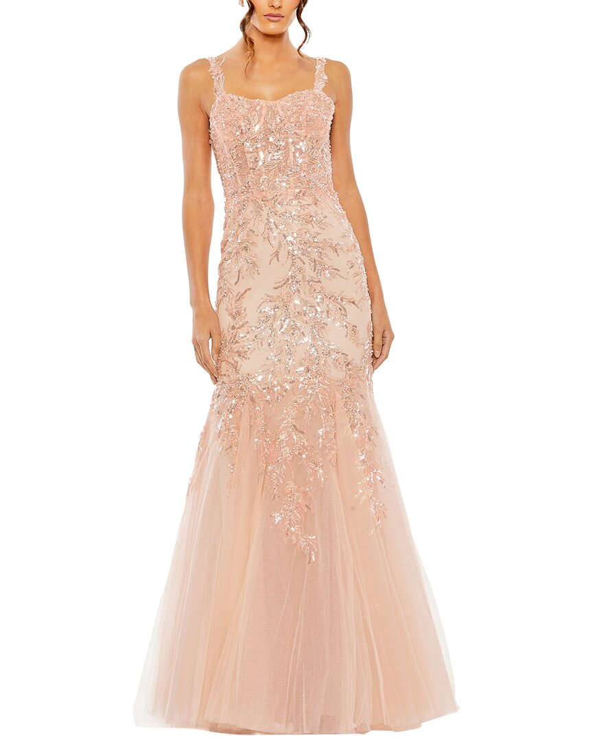 Mac Duggal Corset Detailed Embellished Gown